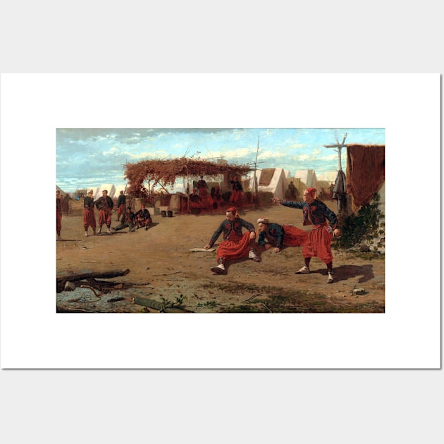 Winslow Homer Pitching Quoits Wall Art by pdpress